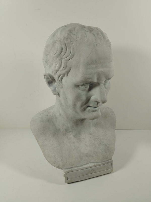 busto retrato hombre yeso 51x34x27 1u